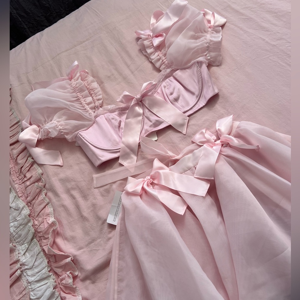 Selkie The Baby Soft Poet bralette and skirt set - Picture 8 of 10